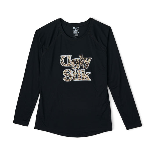 Women's Cheetah Print Logo UPF Shirt